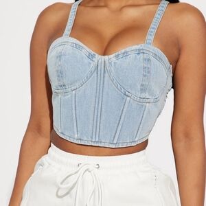 Denim Corset